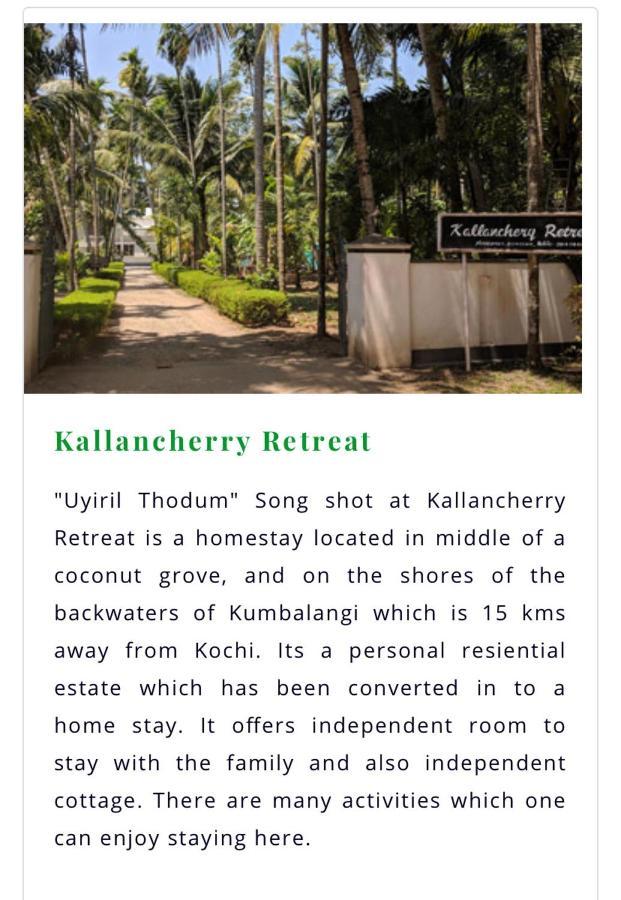 Kallanchery Retreat Kochi Exteriér fotografie